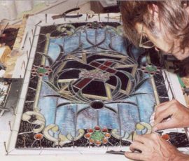 Watt Crypt window 1999