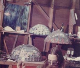 Basement work room, 1974