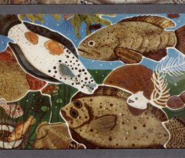 "Maria Alquilar Fish Window" 1984